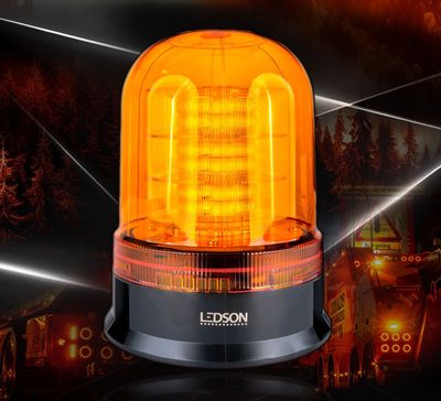 OptoGuard Dome Blixtljus roterande LED 36W