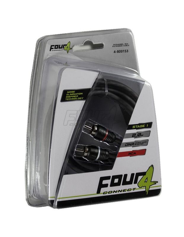 4Connect 4-800153 STAGE1 lågnivå förlängningssladd 2.0m