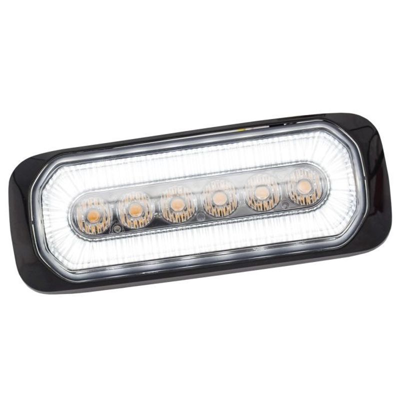 Blixtljus med Halo-ring som positionsljus (E-märkt: R65, R10, R91)