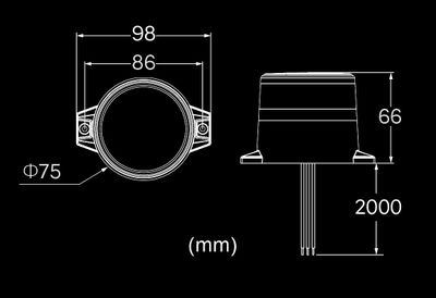 OptoGuard Pod mini rotella (orange/smoke)