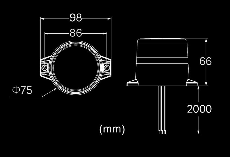 OptoGuard Pod mini rotella (orange/smoke)