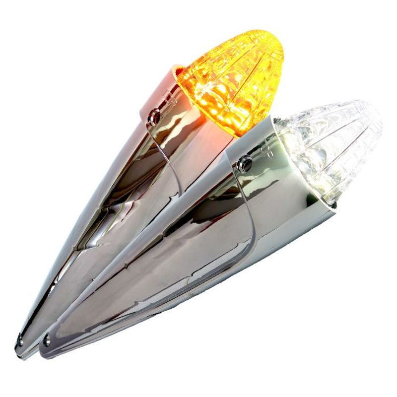 Torpedlampa Dual Color 24V (vit, orange)