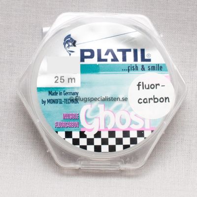 Platil leader. Fluorocarbon 25 m, 0.14 mm