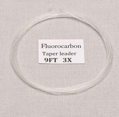Tapered Fluorocarbon leader lines