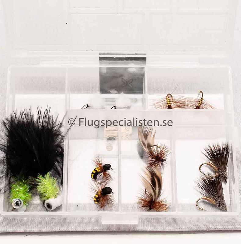 Regnbågsakuten 12 flugor
