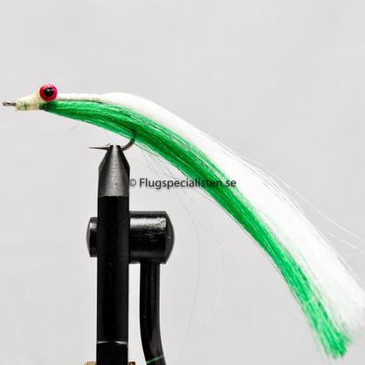 Clouser Minnow Grønn/Hvit 