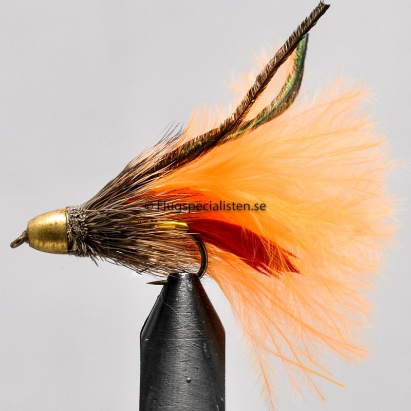 Conehead Muddler Orange Marabou