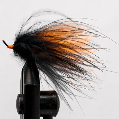 Black/Orange Marabou 