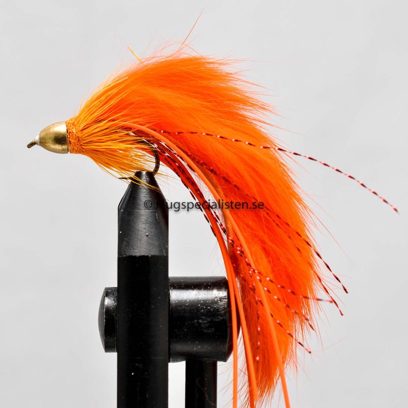 Conehead Muddler/zonker Orange