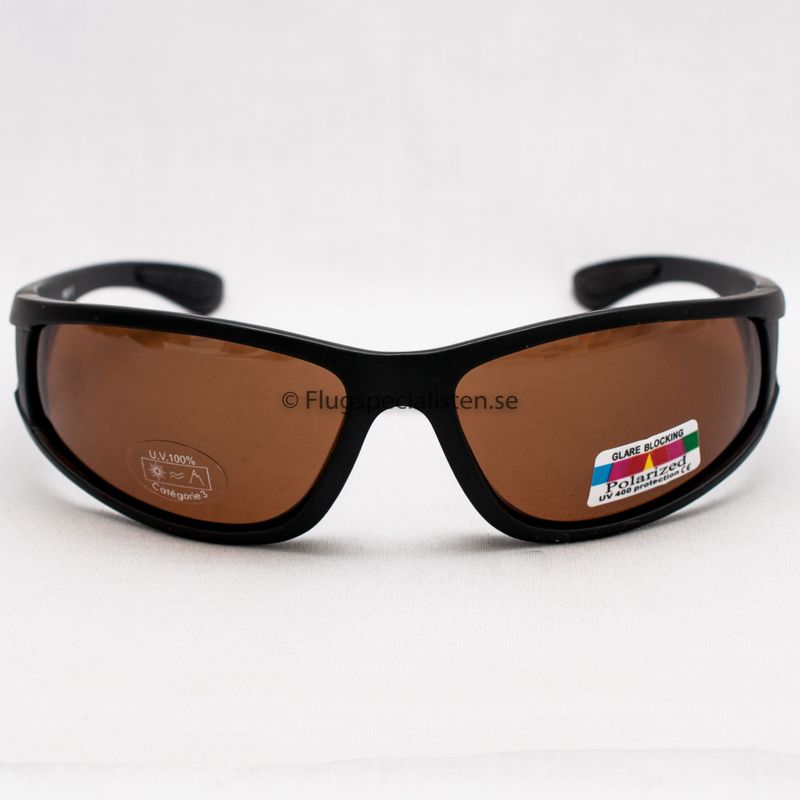 Glasses Black with brown lenses, UV 400