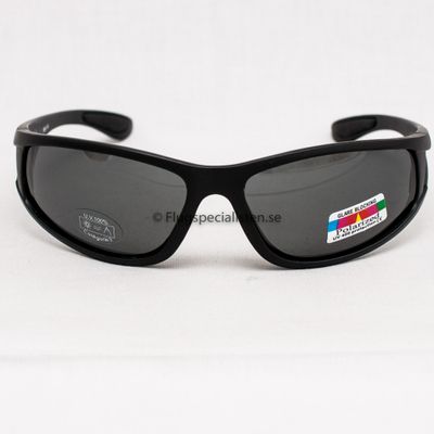 Brille Schwarz mit grauer Linse UV 400