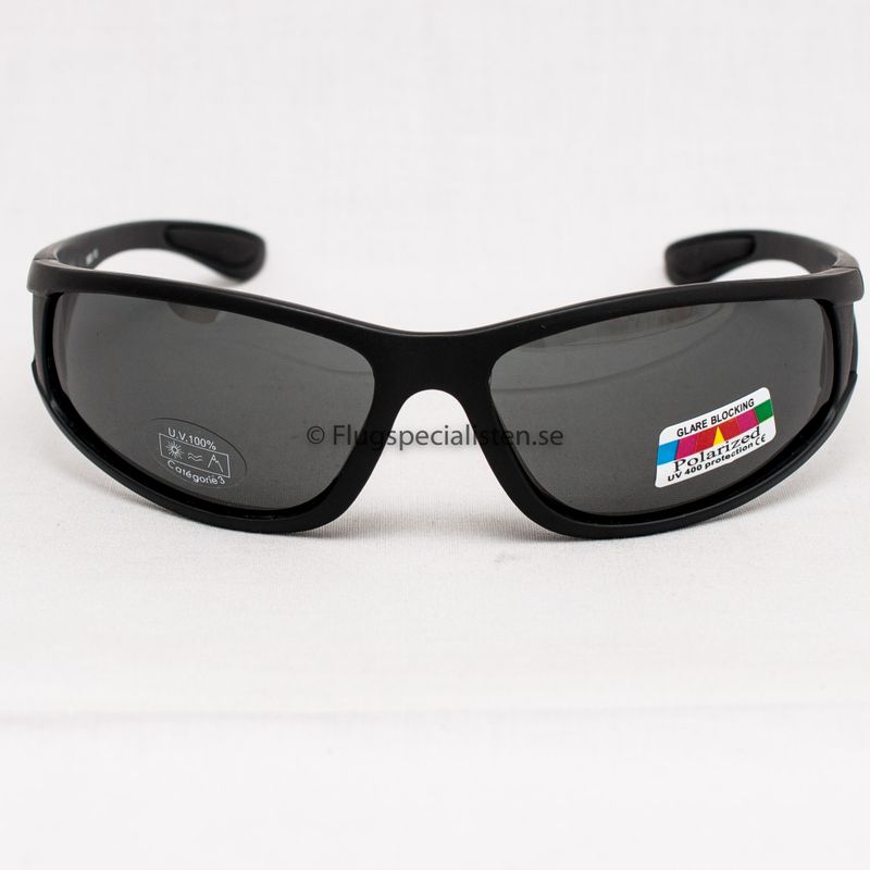 Briller svarta med grå linse uv 400