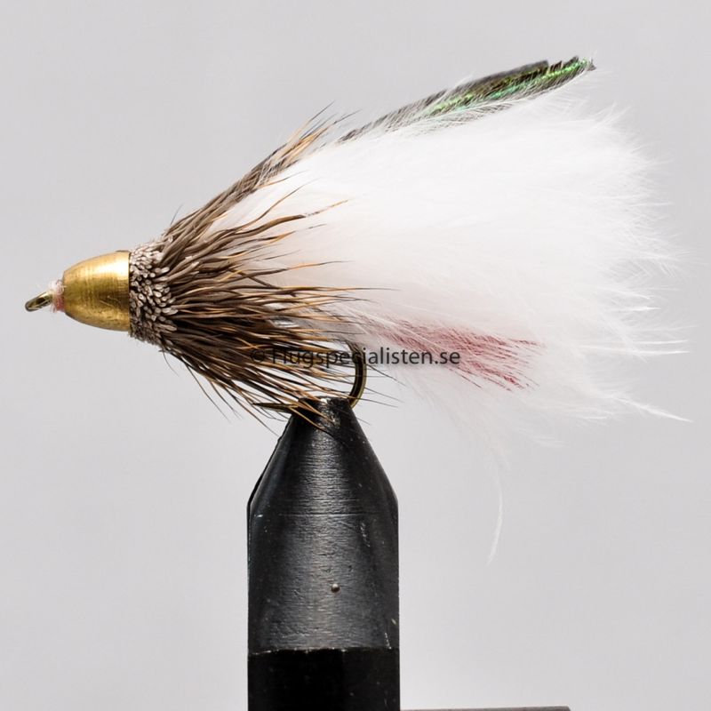 Conehead Muddler Hvit Marabou 