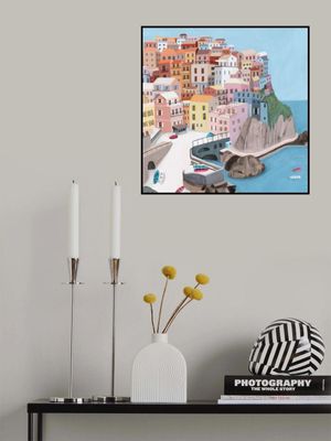 Manarola, Italy by Artist Carla Daly