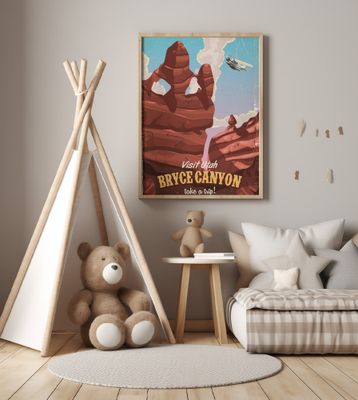 Bryce Canyon Utah Travel Poster