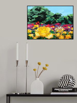 Wild Rose Oil On Canvas