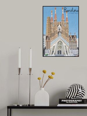 The Sagrada Familia, Barcelona by Artist Carla Daly
