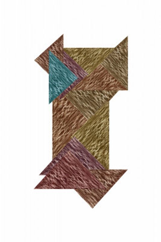 Mocha Textural Abstract 3