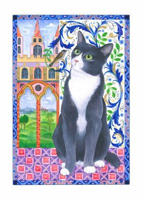 Cat and Bird Friends