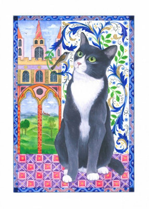 Cat and Bird Friends