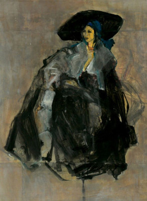 Woman In An Impressionistic Style