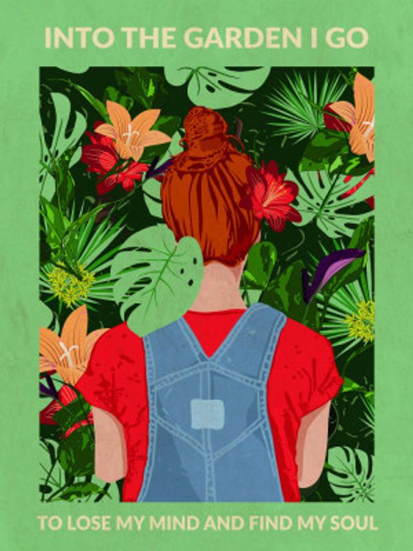 Into the Garden (redhead &amp; Light Green)