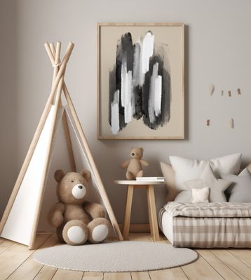 Monochrome Brushstrokes