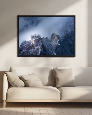 Peach blossom snow of the Great Wall