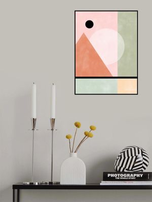 Geometric Shapes In Pastel Tones