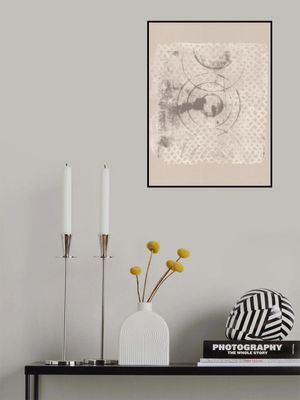 Zen Balance – Circular Forms in Taupe and Beige