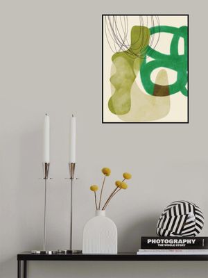 Painted Lines Green Tan Kopie