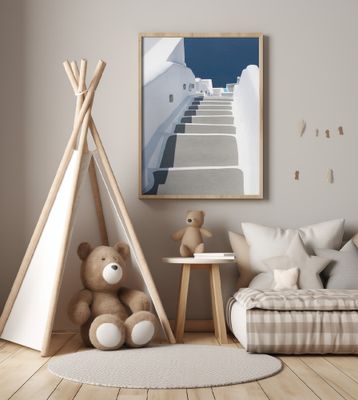 steps to pool and sea