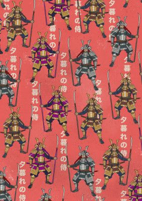 Samurai Warrior Pattern