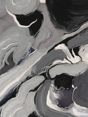 Organic black and white flow