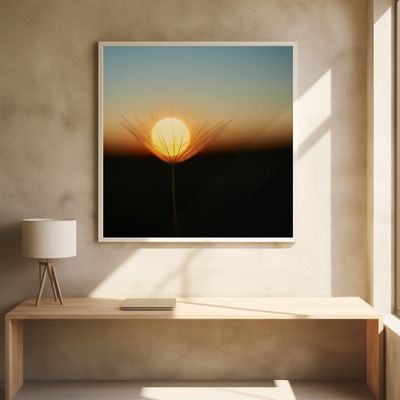 Trapped in a downy tuft