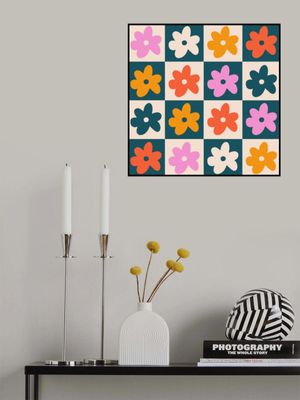 Floral Checkers