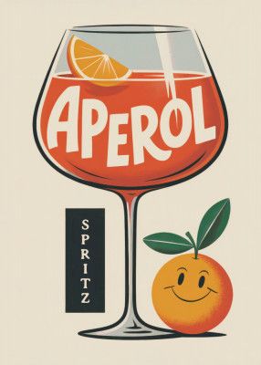 Aperol Spritz Retro