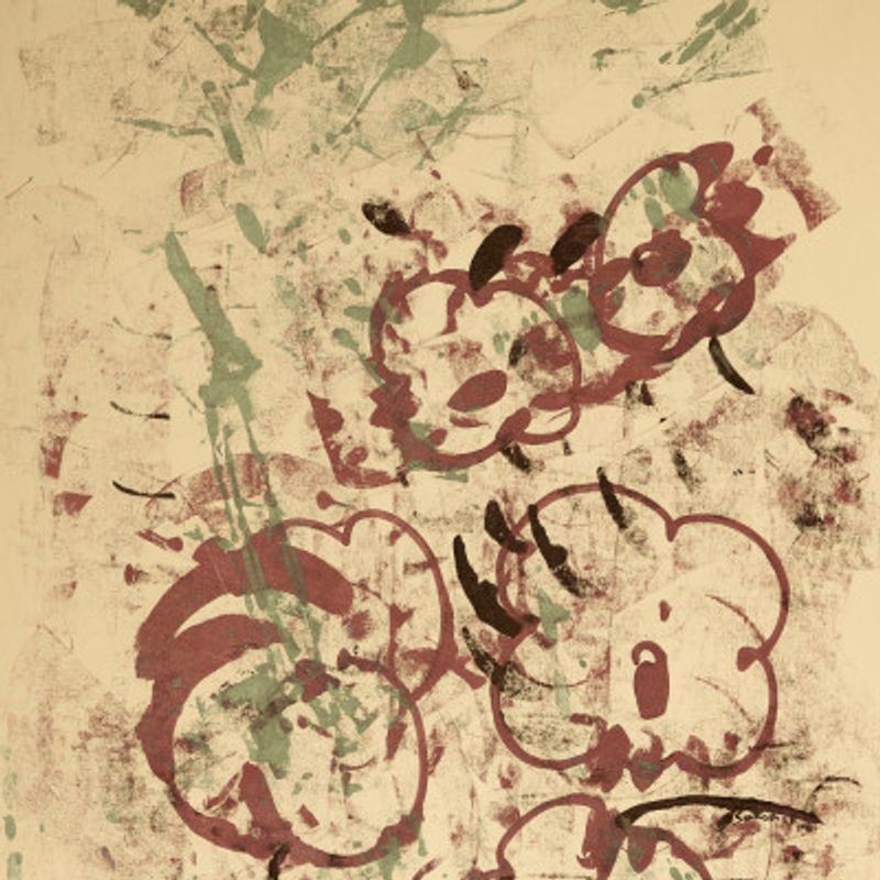 Earthy Floral Abstract
