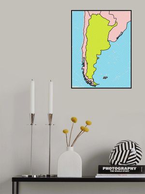 Argentina Pop Art Map