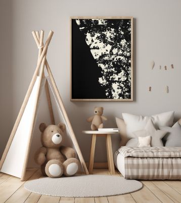 Striking Black and White Texture