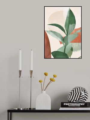 Modern Abstract Art Plant