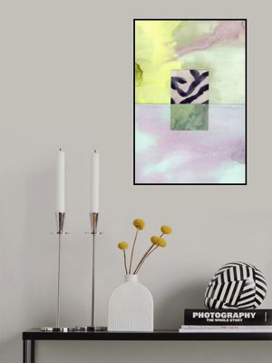 Watercolor abstract composition 8