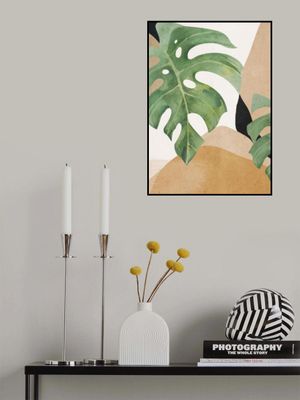 Abstract Art Tropical Leaves