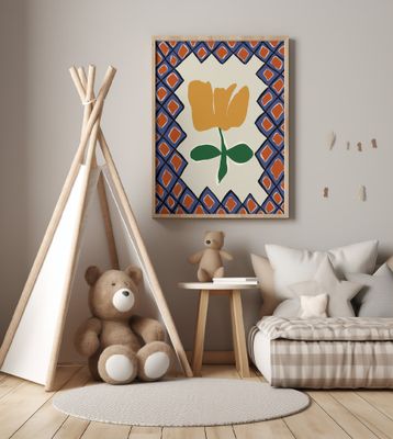 Petal plaid playtime II