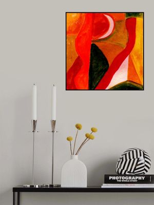 Reds and Golden Abstract