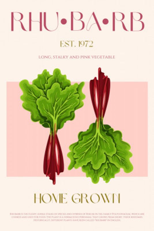 Rhubarb Print