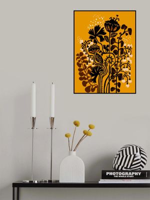 Stockholm garden autumn day