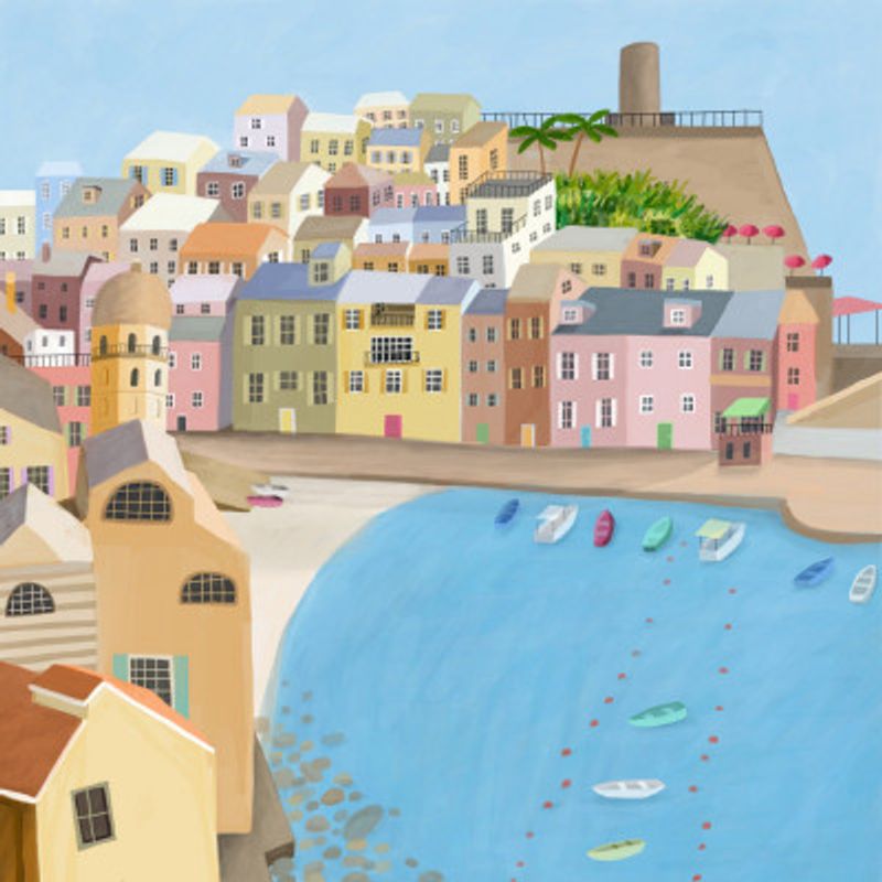 Vernazza, Italy by Artist Carla Daly