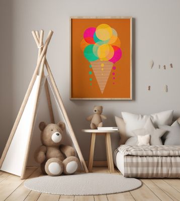 Rainbow Cone Delight