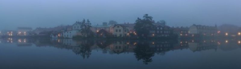 When darkness begins to release its grip of the Old Town